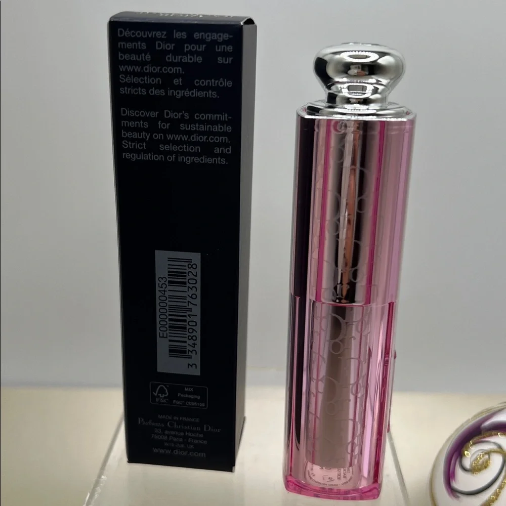 Dior Backstage Rosy Glow Blush Stick Reviving pH-Activated 001 Pink With Box